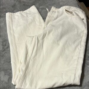 Banana Republic Cream Denim Pants